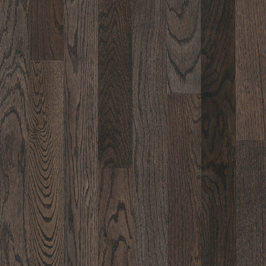 Waltham Red Oak Solid in Pewter 3-1/4" Hardwood