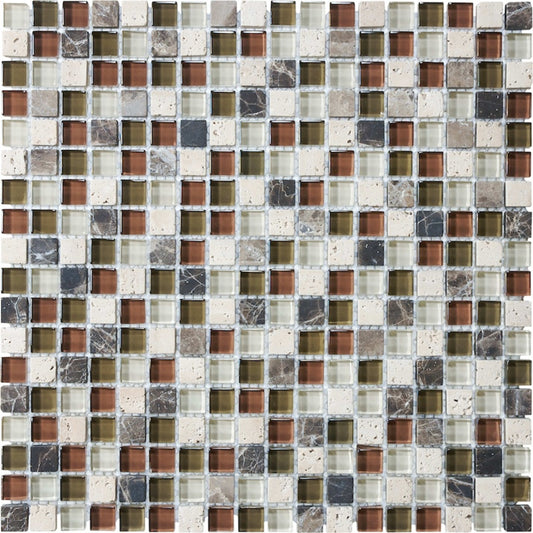 Stone Glass in Cabernet Tile