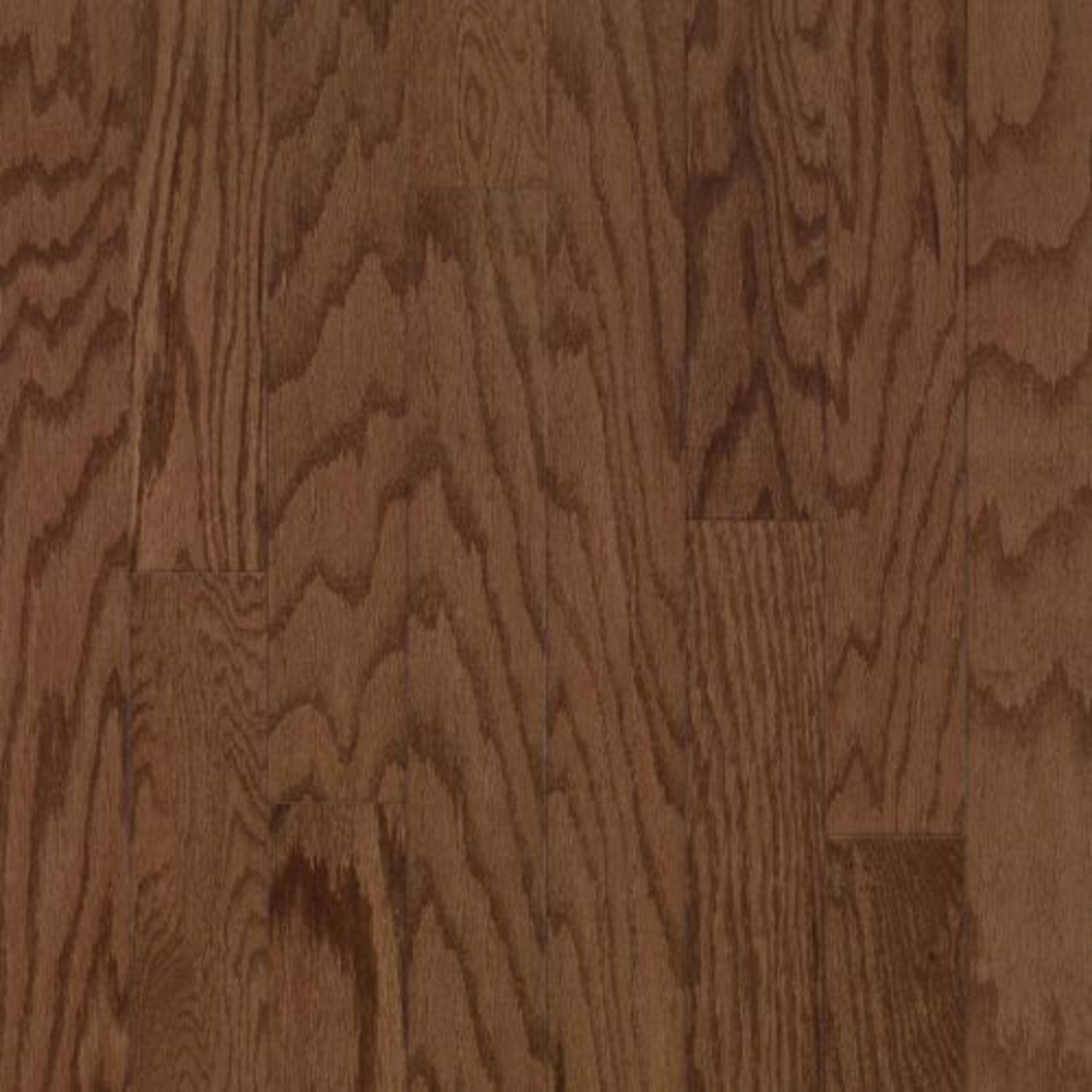 Turlington Lock&Fold Northern Red Oak Engineered in Saddle 5" Hardwood