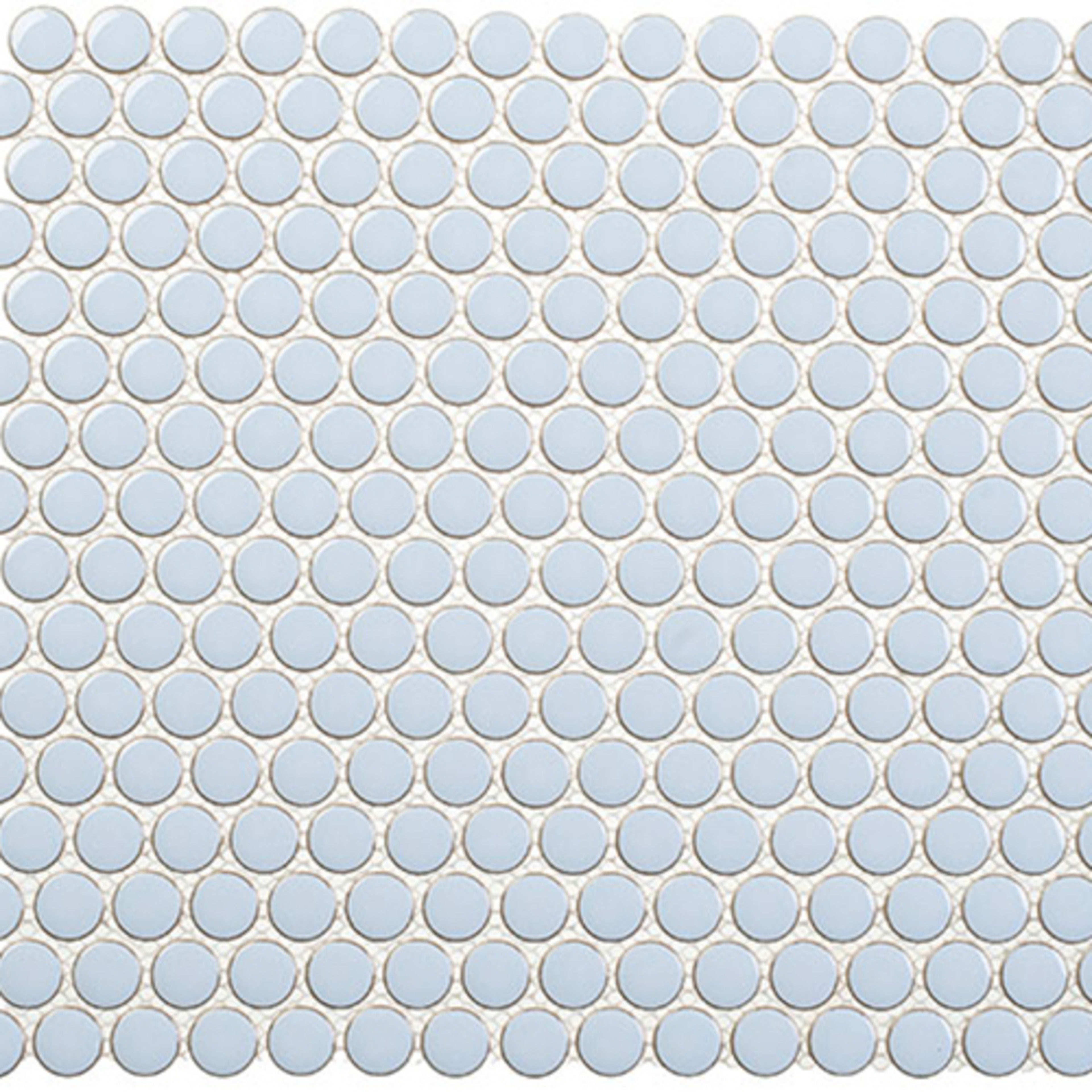 Effortless Collection - Penny Rounds in Kool Vibe Glass Tile