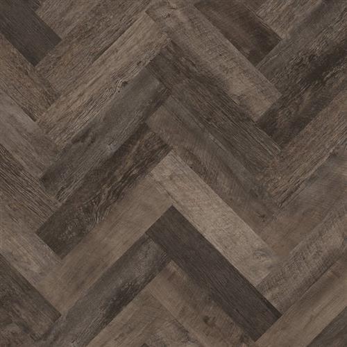 Korlok Select in Weathered Barnwood Parquet Luxury Vinyl