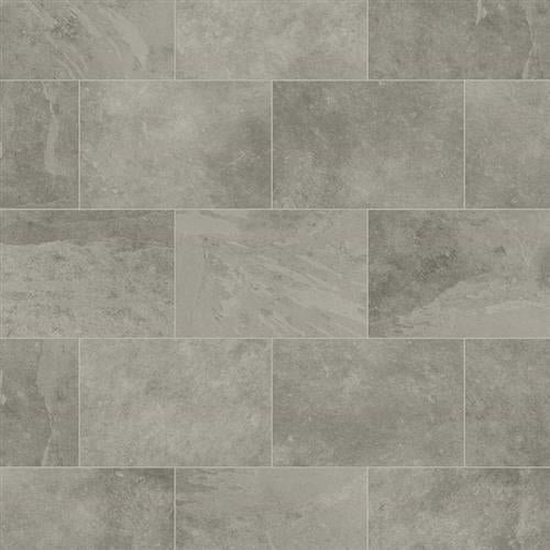 Knight Tile in Grey Riven Slate Luxury Vinyl