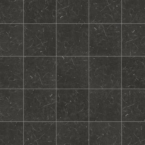 Knight Tile in Midnight Black Marble Luxury Vinyl