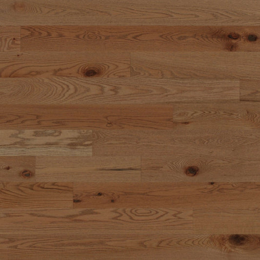 Escape Engineered - Red Oak in Carmel - 3" Hardwood