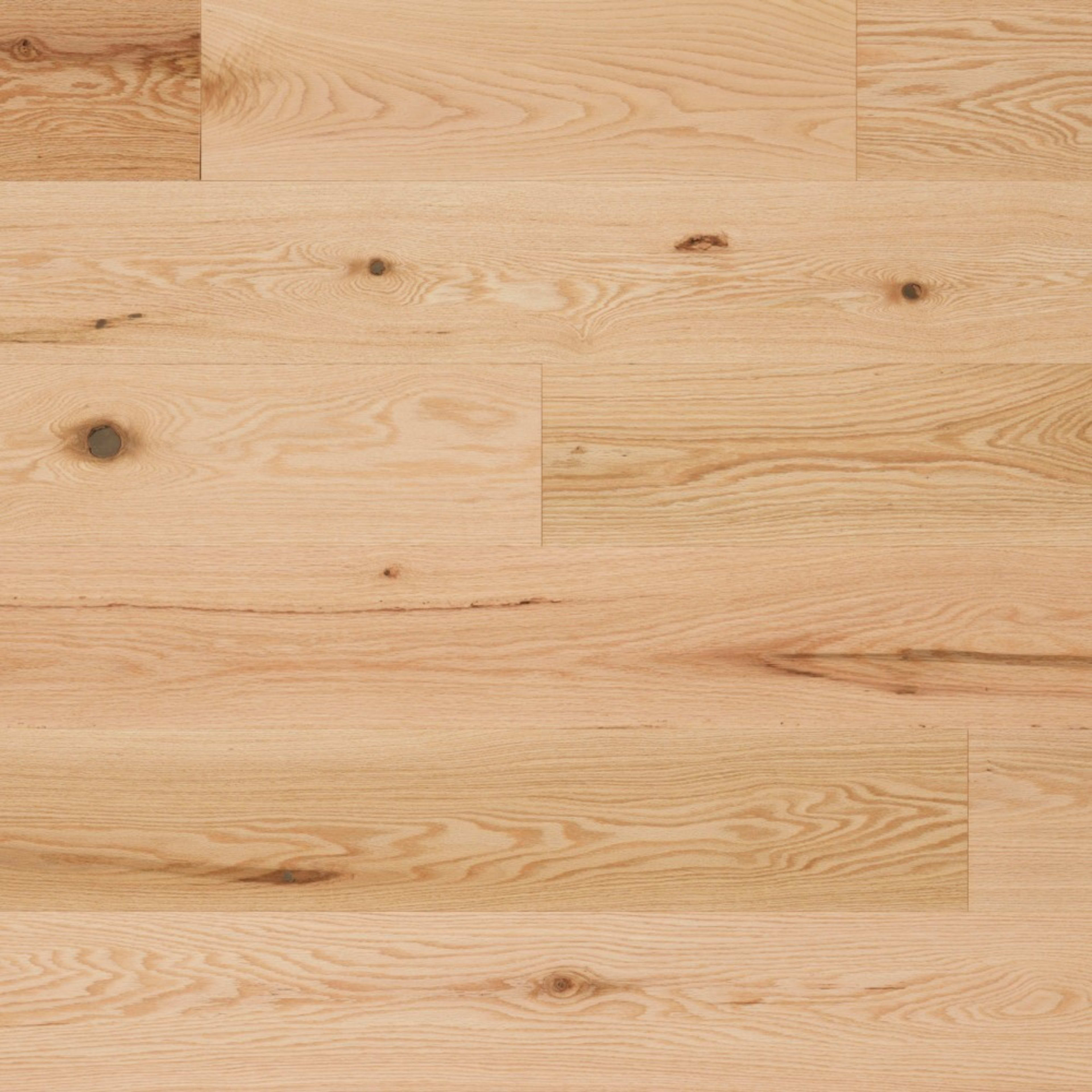 Natural - Duramatt in Red Oak - 4 1/4" Character Brushed Hardwood