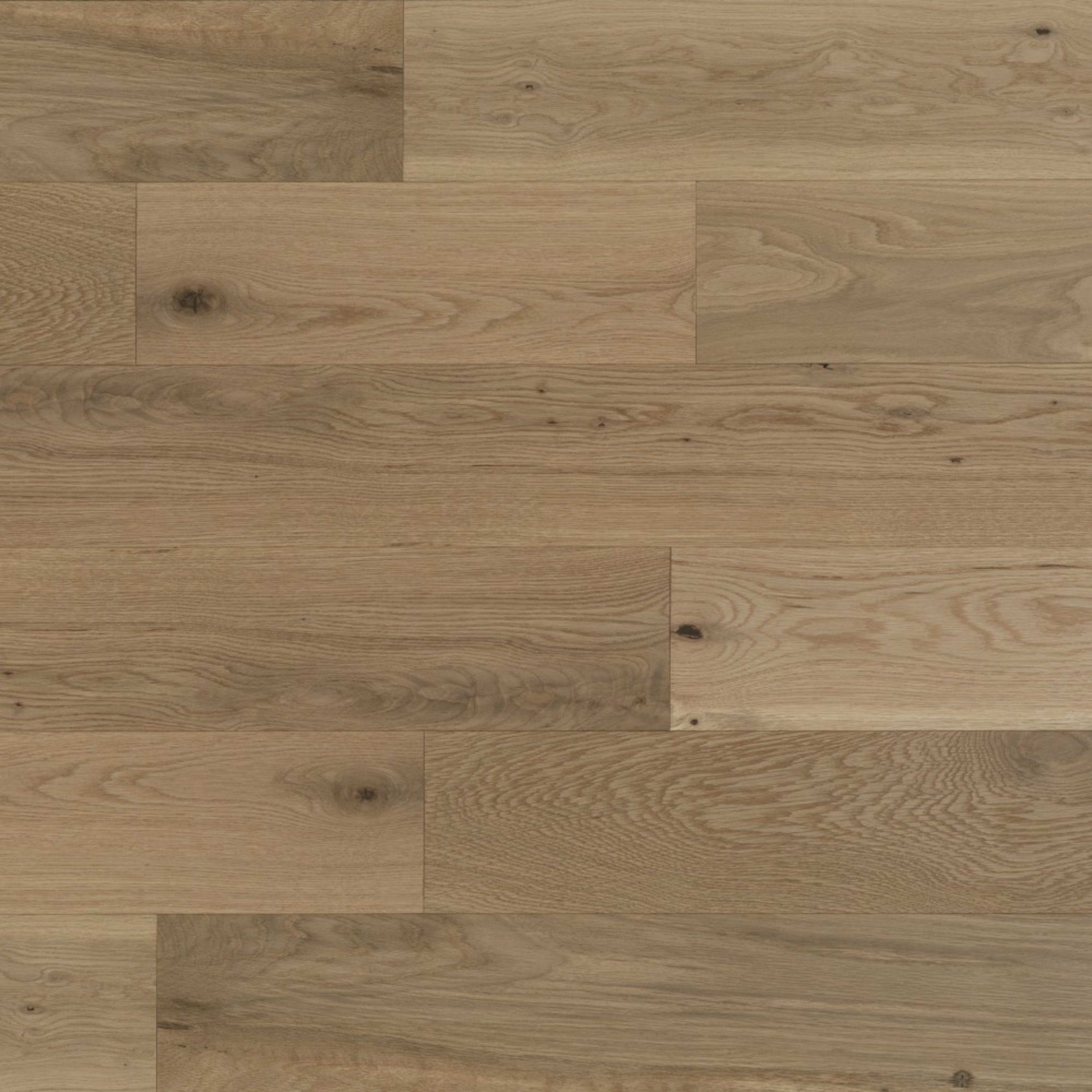 Natural - Duramatt in White Oak - 3 1/4" Character Brushed Hardwood